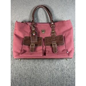 Cremiux Ladies Tote Travel Bag Khaki Capri Amalfi Coast Handbag Canvas